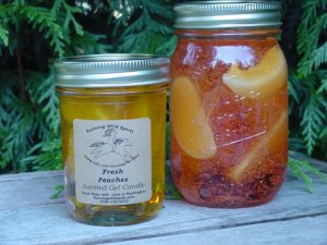 Fresh Peach Preserves Candles